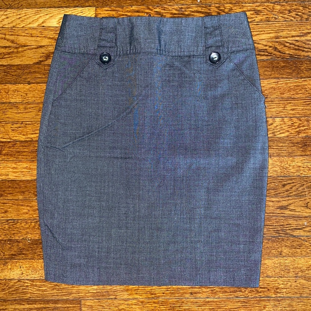 B. Wear Gray Pencil Skirt